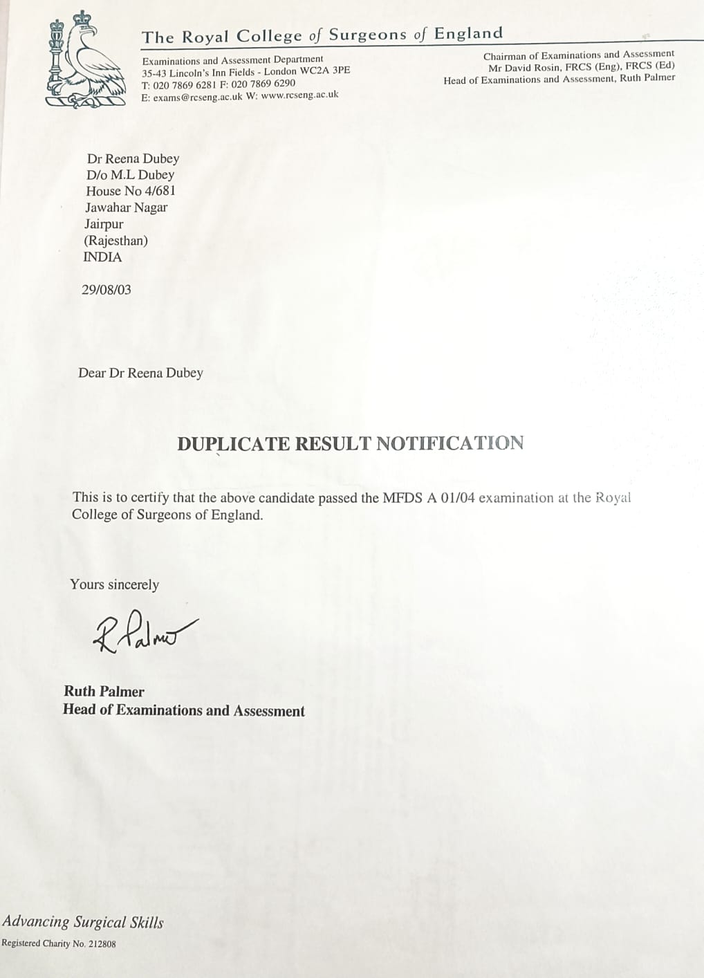 Certificate 1